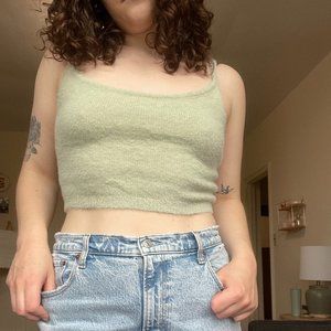 Pacsun Kylie & Kendall Furry Tank Top